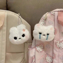 Miniso rabbit plushie bag charm, keychain