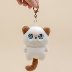 Miniso Siamese Plush Cat keychain