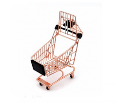 Miniso mini shopping cart (Bronze)