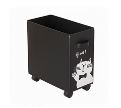 Miniso Fabric Under-Desk Storage Basket – Foldable & Wheeled Organizer