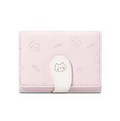 Miniso cat themed wallet (Pink)