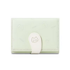 Miniso cat themed wallet (Green)