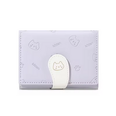 Miniso cat themed wallet (Purple)