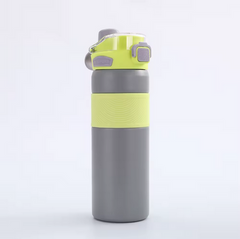 Miniso Dual Sip Insulated Bottle - 600 ml (Grey)
