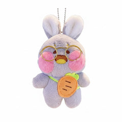 Miniso Rabbit Plush Keychain (Grey)