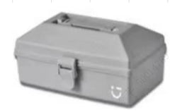 Miniso Gray Series Handheld Storage Box (Light Gray)