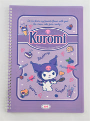 Kuromi Retro Collection A4 PP Wire-bound Book (60 Sheets)