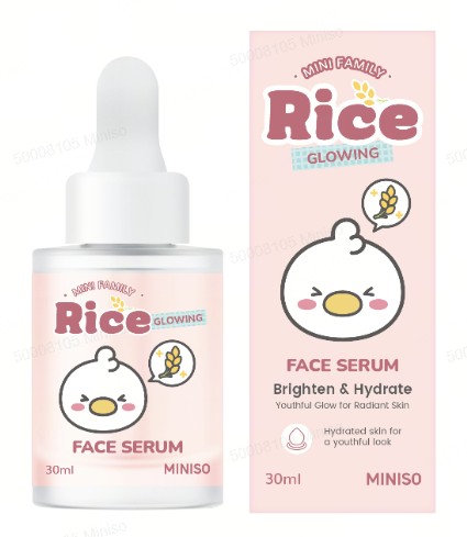 MINI FAMILY Rice Glowing Face Serum 30ML
