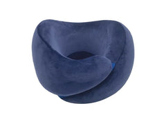 Miniso Foldable Number Zero Neck Pillow with Hook(Dark Blue)