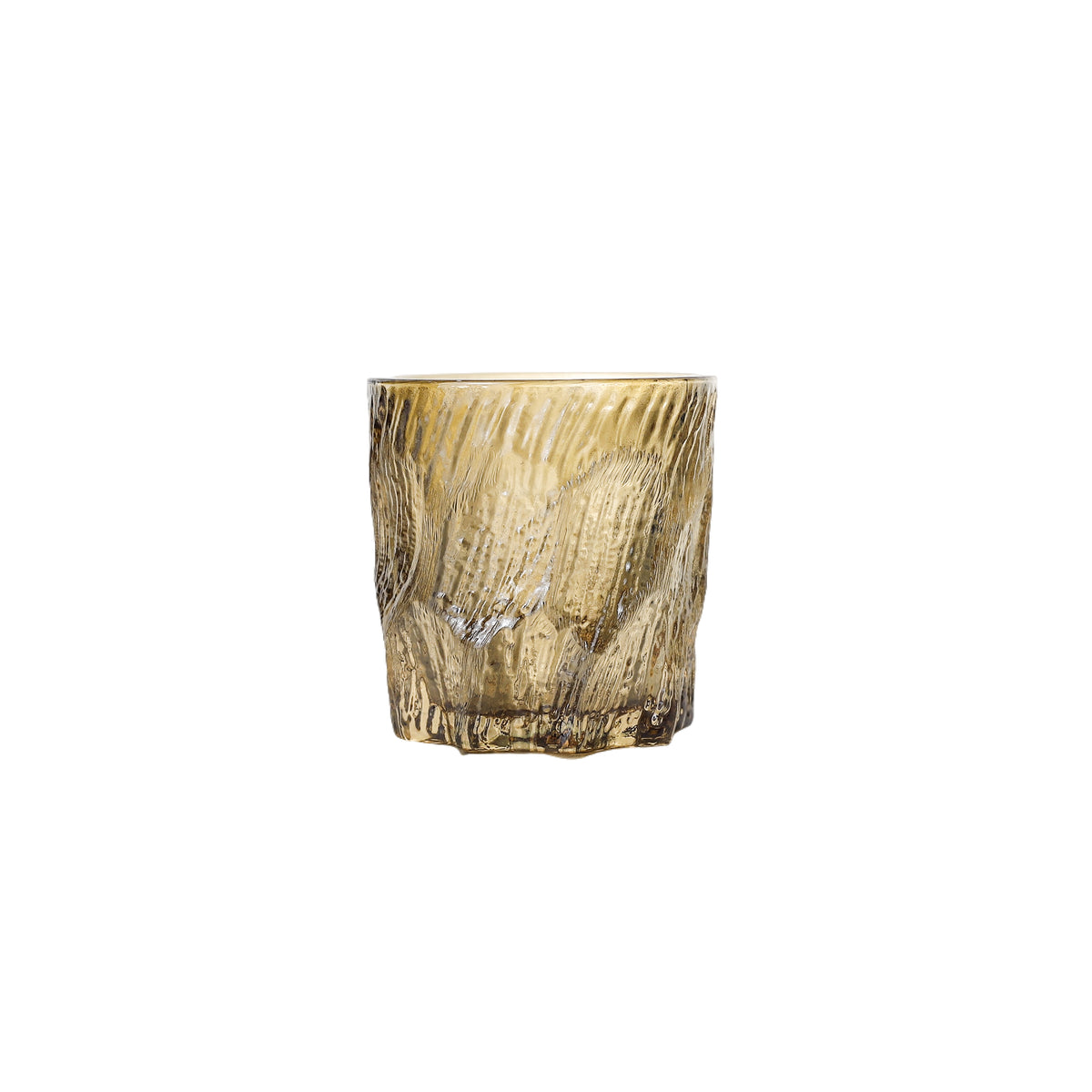 Patterned Glass Mug 260mL(Amber)