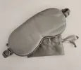 Solid Color Sleep Mask with Drawstring Bag(Gray)