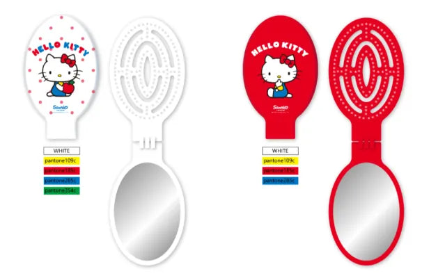 MIniso Hello Kitty Folding Mirror Brush