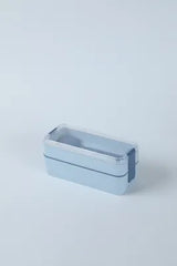 Miniso Solid Color Double-Layer Lunch Box 750mL (Blue)
