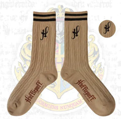 Harry Potter Striped Crew Socks(Hufflepuff)