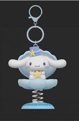 Sanrio characters Ocean Treasure Series Car Shaker Keychain(Cinnamoroll)