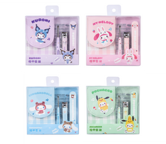 Sanrio characters Checked Manicure Kit（3pcs +Storage Bag)