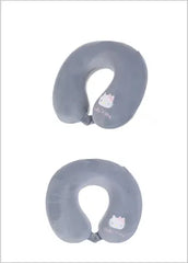 Miniso Hello Kitty Memory Foam Neck Pillow (Gray)