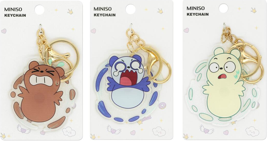 WE BABY BEARS Collection Rotating Acrylic Keychain