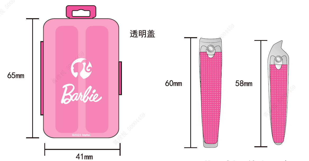 Barbie Collection Nail Clippers Set