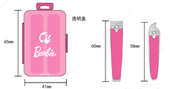 Barbie Collection Nail Clippers Set