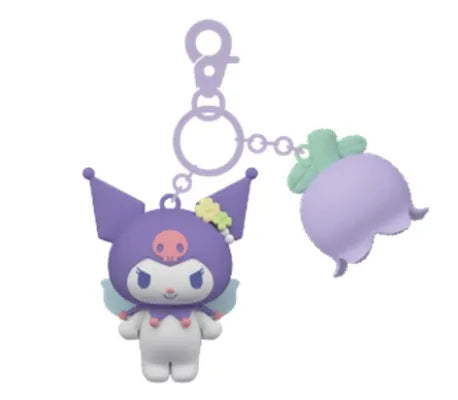 Kuromi Flower Series LED Light-up Keychain