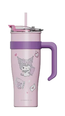 Miniso Kuromi Large Capacity Steel Bottle with Straw 1600mL
