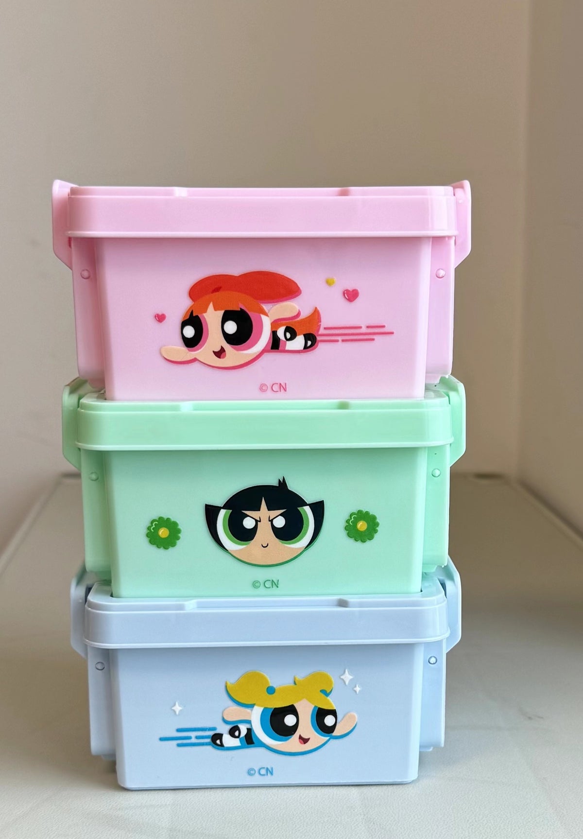 The Powerpuff Girls Collection Buckle Storage Box Set (3 pcs)