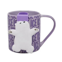 We Bare Bears Seaside Music Festival Ceramic Cup with Strainer (360mL)(Ice Bear