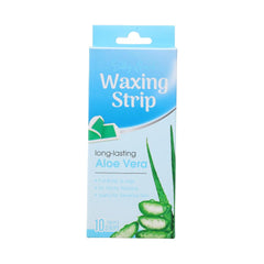 Miniso Silky Quick Waxing Strip 10 Strips + 2 Wipes(Aloe Vera)
