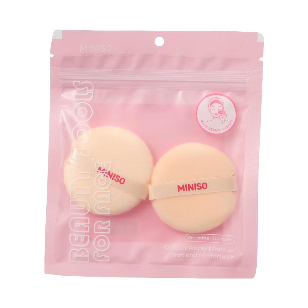 Miniso Colorful Series Powder Puffs (2 pcs)