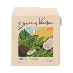 Miniso Dreamy Vacation Candle 130G(Coconut Beach)