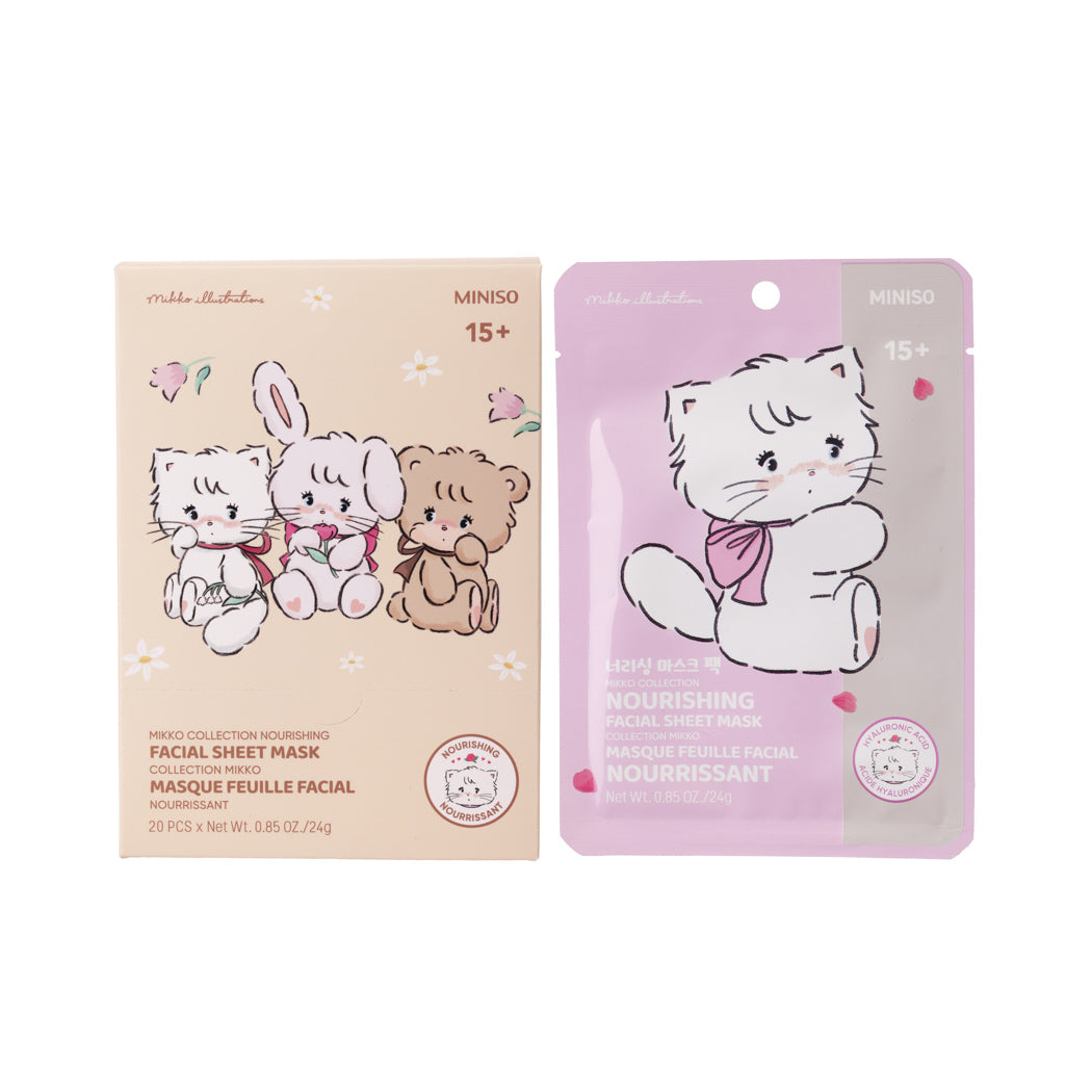 MIKKO Collection Nourishing Facial Sheet Mask(Hyaluronic Acid)