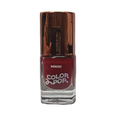 Miniso Color PoP Nail Polish( (Deep Red ) P04)