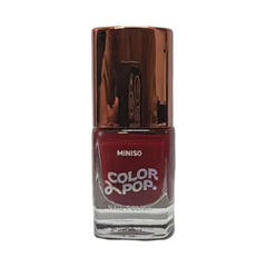 Miniso Color PoP Nail Polish( (Deep Red ) P04)