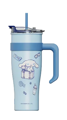 Miniso Cinnamoroll Large Capacity Steel Bottle with Straw 1600mL