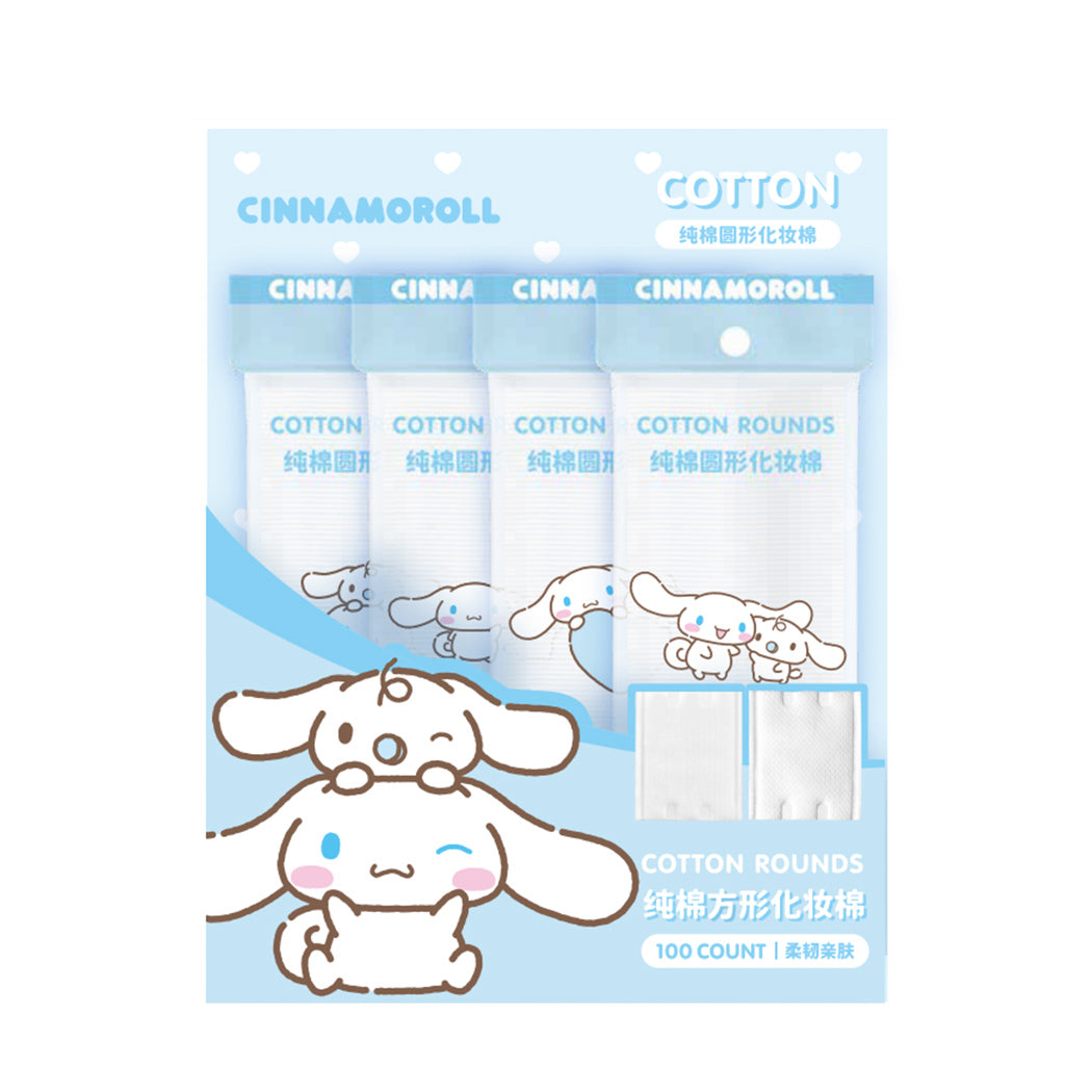 Cinnamoroll Square Cotton Pads (100 Count)