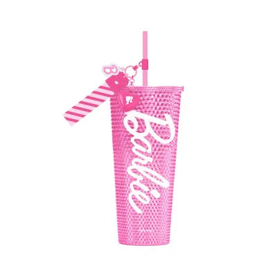 Miniso Barbie Collection Double Wall Plastic Tumbler 800mL