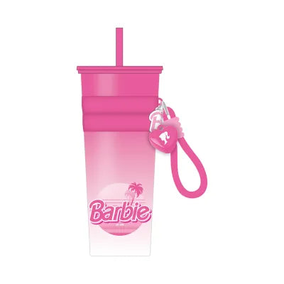 Barbie Collection Stainless Steel Tumbler with Pendant and Straw 800mL(A)