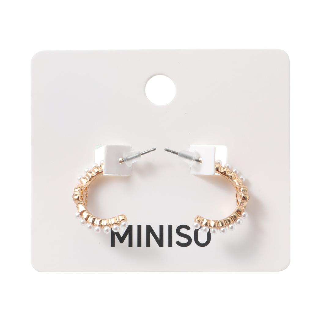 Rose Beaded Earrings (1 Pair)