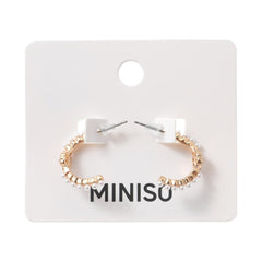 Rose Beaded Earrings (1 Pair)