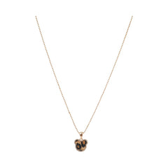 Leopard Print Bear Necklace