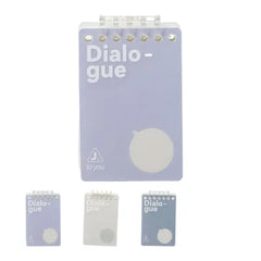 Miniso Gray & Blue Collection 72K Loose-leaf Wire-bound Book (64 Sheets)