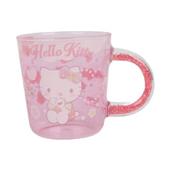 Hello Kitty Flower Language Series Glass Mug 450mL