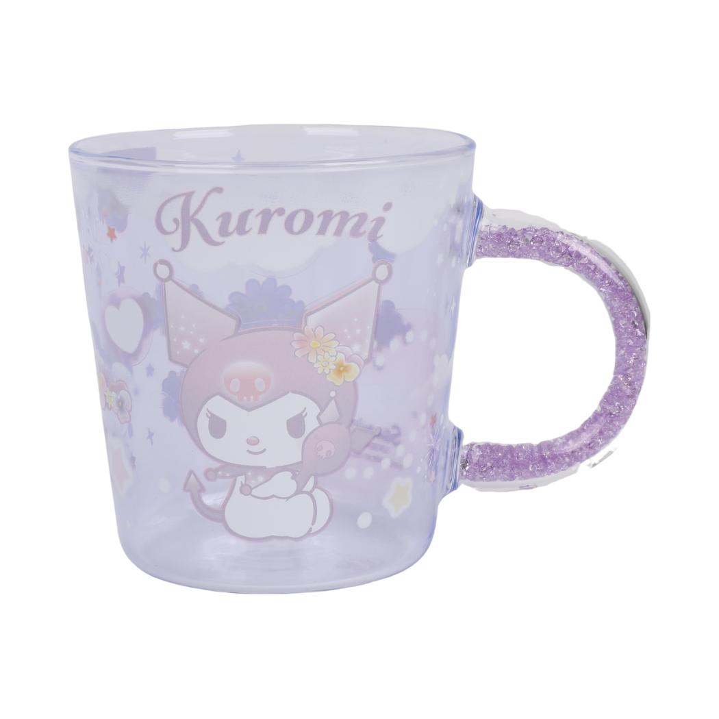 Kuromi Flower Language Series Glass Mug 450mL