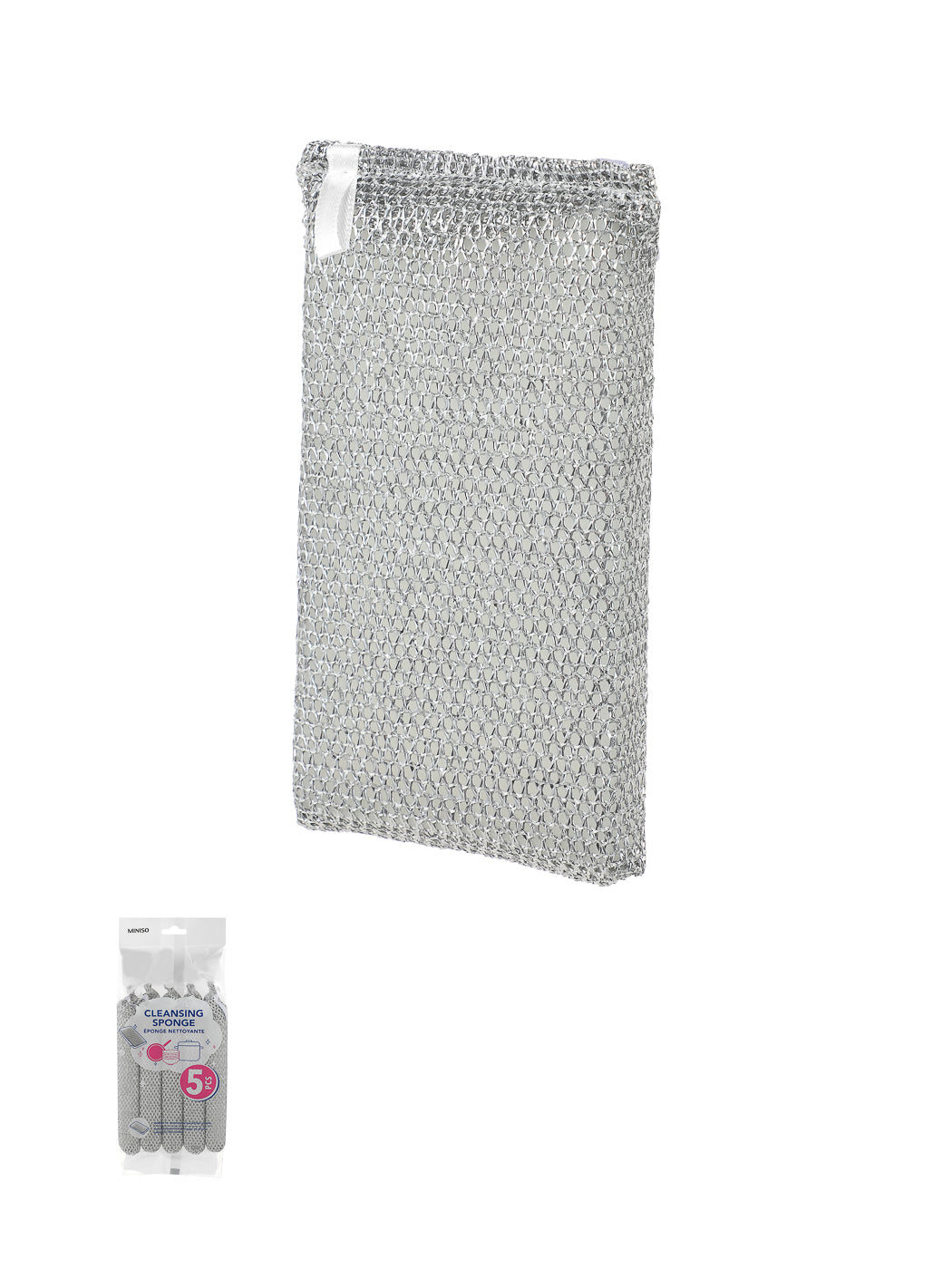 Silver Cleansing Sponge 5pcs