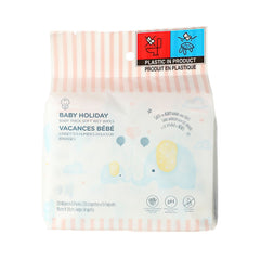 Baby Holiday Baby Thick Soft Wet Wipes (20 Wipes×5 Packs)
