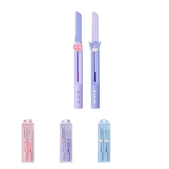 Miniso Hello Kitty and Friends Portable Retractable Eyebrow Razors (2 Pack)