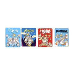 Miniso Fun Acrylic Keychain - Penguin Twelve Constellations Series (4 Assorted Models)(Sagittarius, Taurus, Pisces, Gemini)