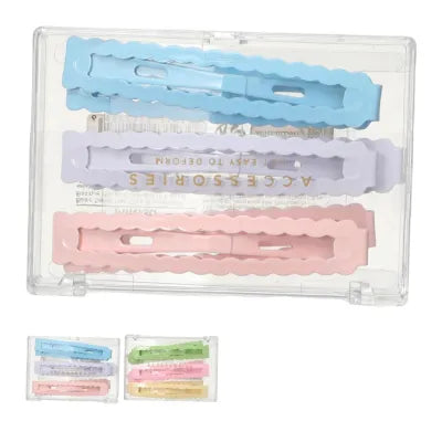 Basic Series 6-Pack Long Wavy Hair Clips (Mixed)