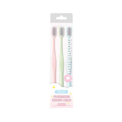 54-Hole Oversized Toothbrushes (3 pcs)